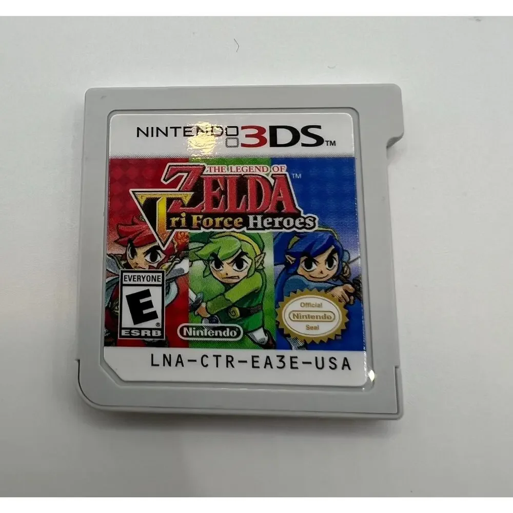 The Legend of Zelda Tri Force Heroes Nintendo 3DS CIB Complete w/ Manual Tested